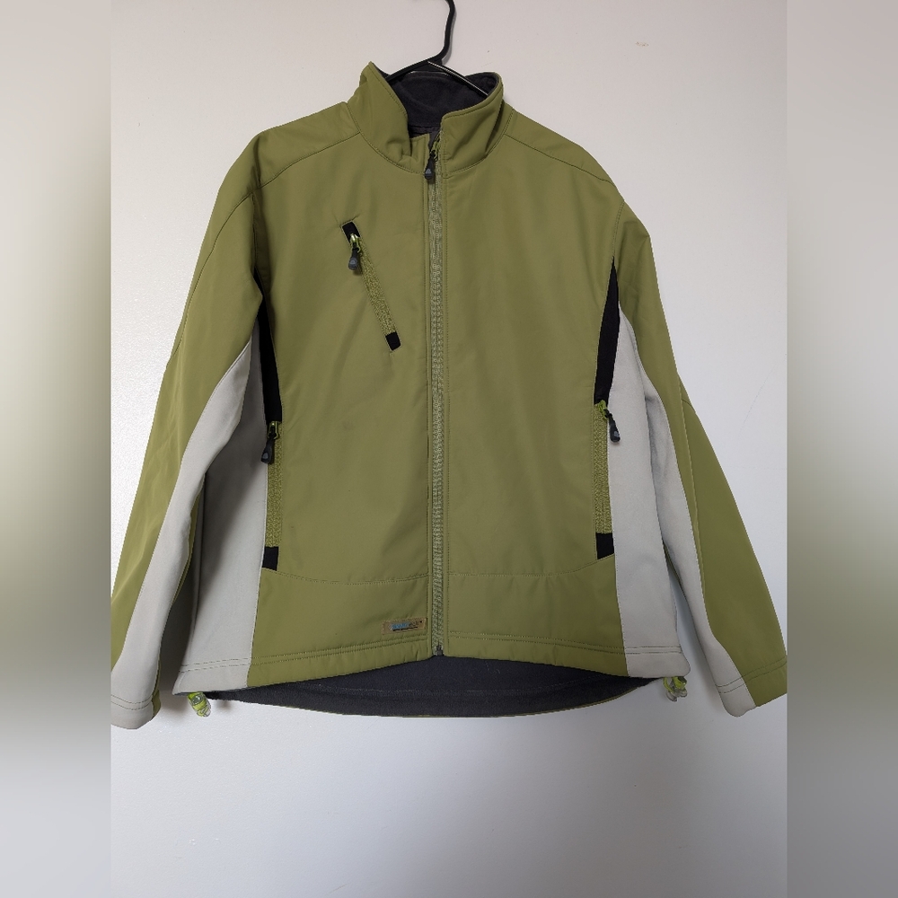 Women's Green and Gray Ski Jacket